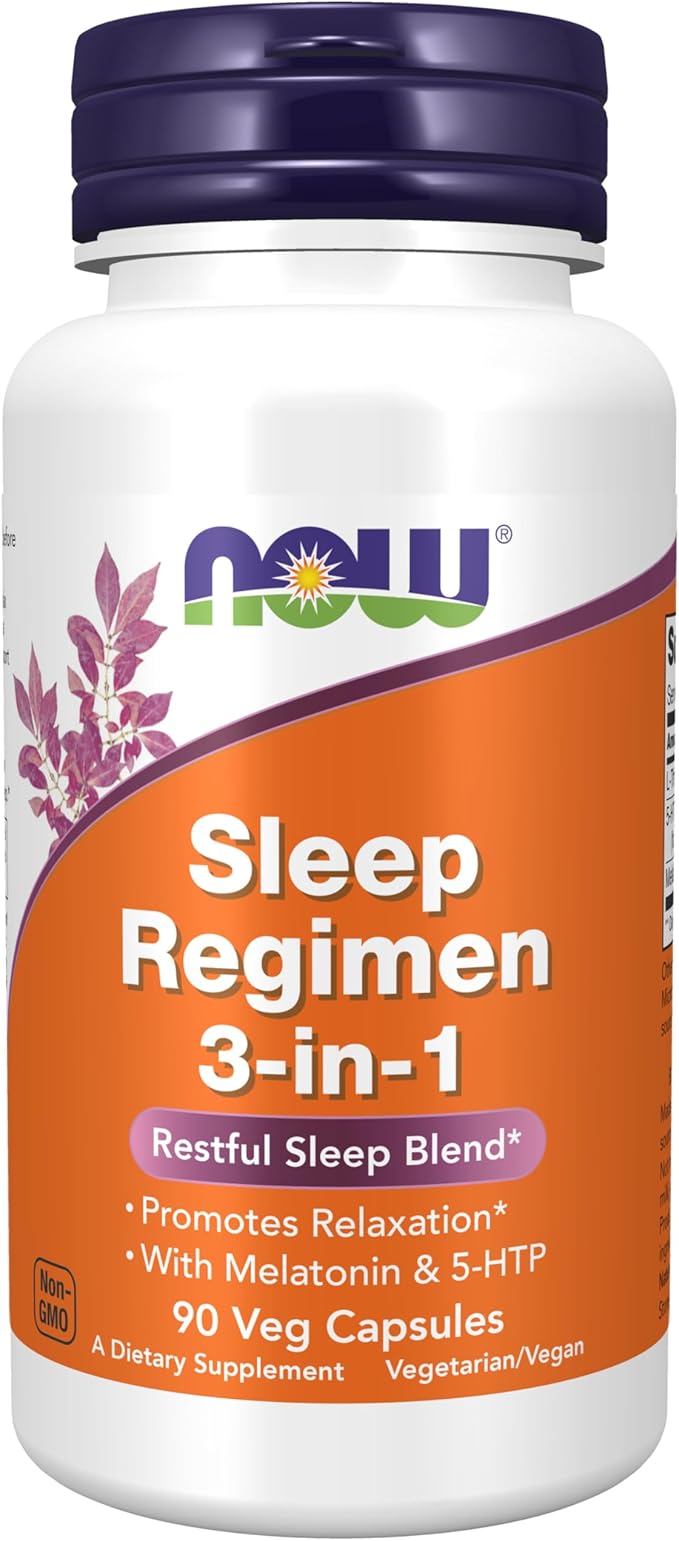 NOW Foods Sleep Regeneration Stack (Melatonin + 5-HTP)