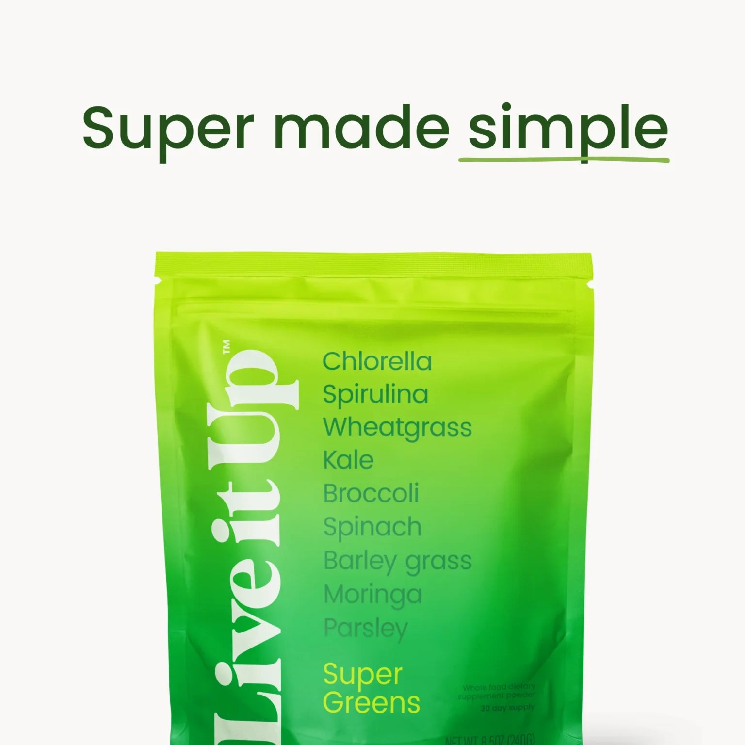 Live it Up™ Super Greens Powder