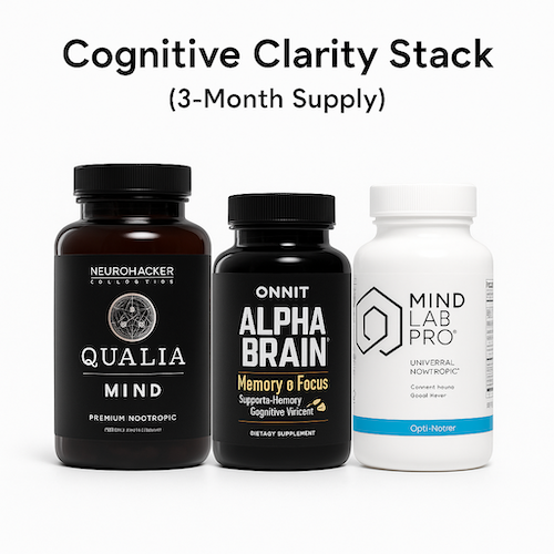 Cognitive Clarity Stack (3-Month Supply)
